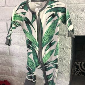 Leaf Zip Up Pajamas